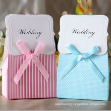 Customized Wedding Candy Gift Paper Box / Die-Cut Cardboard Box